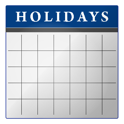 Holiday Calendar